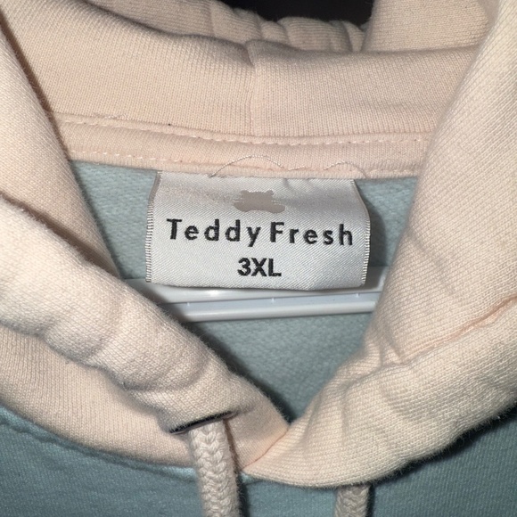 Teddy Fresh Baby Pastel Colour Block Hoodie - Picture 3 of 3